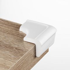 Soft Bite-Resistant Corner Cushions 4 pk - White
