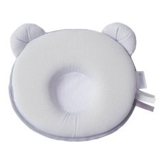 Candide Petit Panda AIR+ Breathable Baby Pillow, Prevents Flathead & Overheating - Grey