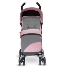 Silver Cross Pop stroller, compact, lightweight & fully reclines (approx birth to 4 years / 22kg) - Pink