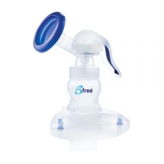 Bfree Easy Manual Breast Pump - Easy to express & as powerful as an electric pump, pump directly into bottle
