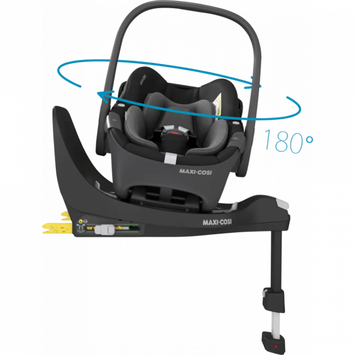 Maxi-Cosi 360 Rotating Baby Car Seat Group 0+, ISOFIX, i-Size, (0-12 months  / 0-13 kg, / 45-75 cm) - Pebble