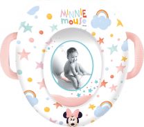 Disney Minnie Mouse Cushioned Toilet Trainer with handles