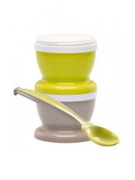 Thermobaby Baby Feeding Pots / Containers with lids & Spoon