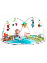 Tiny Love Dynamic Gymini, Baby Play Mat and Newborn Activity Gym with Music and Lights (Suitable from Birth) -  Meadow Days