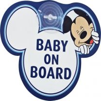 Baby on Board Car Sign - Mickey Mouse