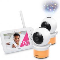 VTech VM5463 5 Inch Night Show Projection Video Baby Monitor