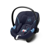 Cybex Aton M i-Size Infant Car Seat, Baby Car Seat with Newborn Insert and Colour Matching Hood, Group 0+ (Birth to approx 24 months / 0-13 kg / 45-87cm) - Navy Blue