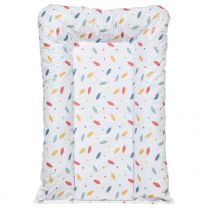 Babycalin Flocon Change Mat - White Feathers
