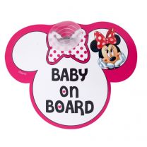 Baby on Board Car Sign - Minnie Mouse