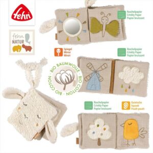 Fehn Toys Bio Cotton Sheep Soft Book