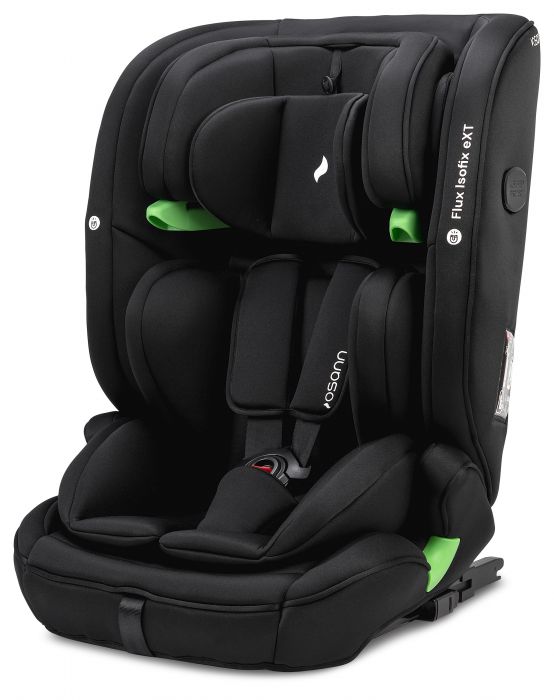 Osann Flux Isofix eXT i-Size Booster Seat - Secure Full Harness Up to 6 Years & 23 kg with NEW Sensor for Easy Installation - Image 4