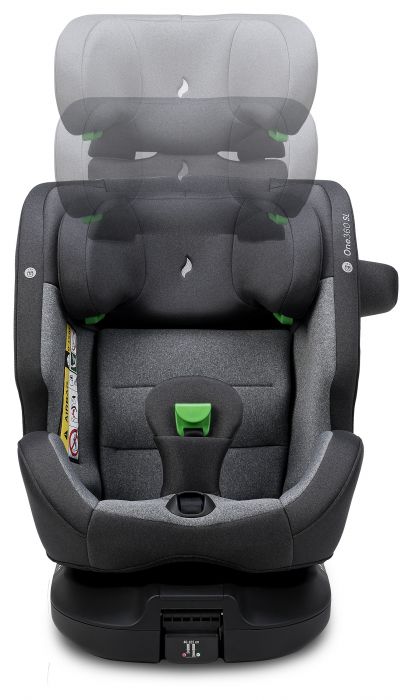 Osann One 360 SL R129 i-Size Car Seat - Grey - Image 16