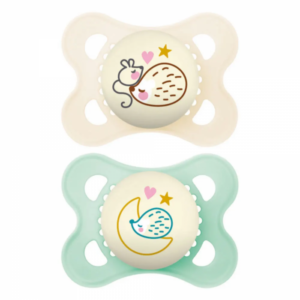 MAM Original Night Soother Set - 2-6 Months (2 Pack)