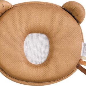 Candide Petit Panda AIR+ Breathable Baby Pillow, prevents flathead & overheating - Caramel
