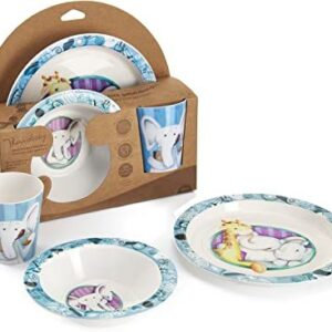 Thermobaby Deluxe Feeding Set - Including plate, bowl & cup, suitable for microwave use