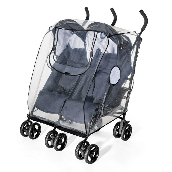 Reer Twin Pushchair Raincover - Side by Side Pushchair - Image 9