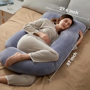 Momcozy Huggable U Shaped Maternity Body Pillow