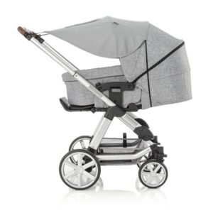 ShineSafe Premium Universal UVF50 Protection Pram Sunshade & Windbreaker - Grey