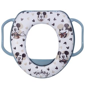 Disney Mickey Mouse Cushioned Toilet Trainer with handles