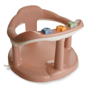 Thermobaby Aquababy Baby Bath Seat Ring with Toys - Rose