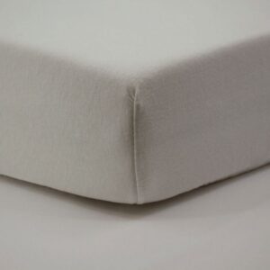 Babycalin 40x80 cm Baby Fitted Sheet - 100% Cotton - Fits Prams, Co-Sleepers & Moses Baskets - White
