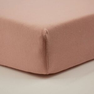 Babycalin 40x80 cm Baby Fitted Sheet - 100% Cotton - Fits Prams, Co-Sleepers & Moses Baskets - Pink