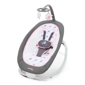Asalvo Foldable Baby Bouncer - Pink Bird Design