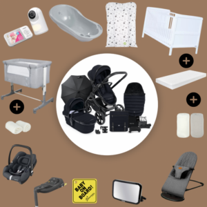 iCandy Peach 7 Newborn Bundle - Black