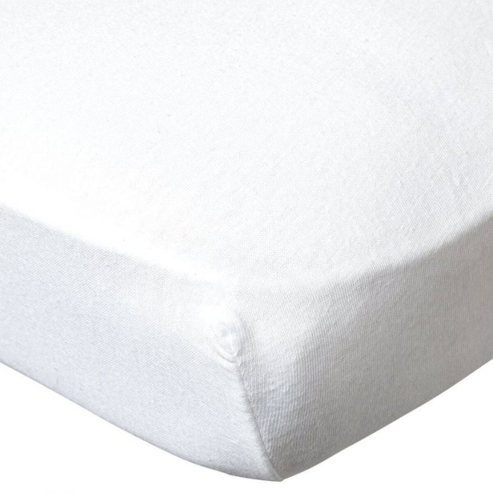 Babycalin 2-Pack Cot Fitted Sheets - 120x60 cm - 100% Cotton - White & Pink - Image 3