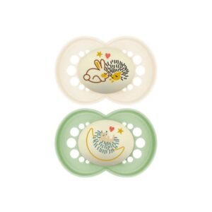 MAM Original Night Soother Set - 6-18 Months (2 Pack)