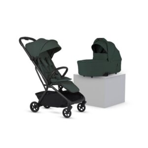 Silver Cross Nia Cabin Approved Compact Stroller & Carrycot From Birth to 22kg - Conifer(6 Piece)