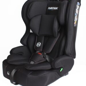Rio I-Size Car Seat Group 1/2/3 suitable from 76-150cm with adjustable headrest and side impact protection.