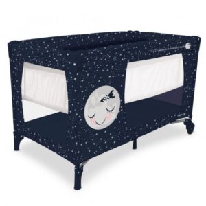 Asalvo Smooth Travel Cot - Moon