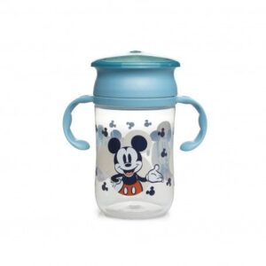 Disney Baby Mickey 360DegreesTrainer Cup with Lid - Leak-Proof Baby Drinking Cup with Handles (395ml)