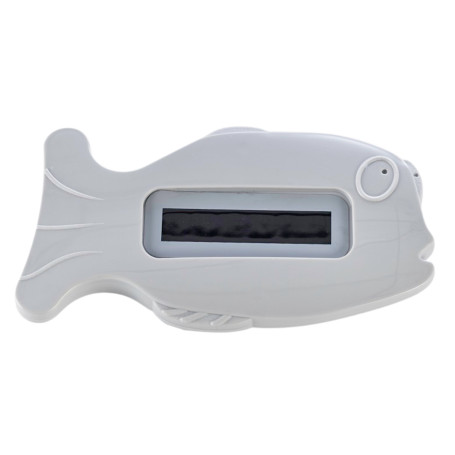 Thermobaby digital baby bath thermometer with liquid-crystal temperature display.