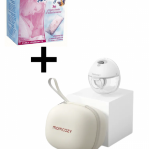 Momcozy All-in-one Single M5 Wearable Breast Pump - Painlessly Pump (+ 1 free box of Thermobaby Breast Pads)