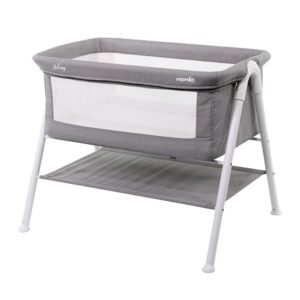 Nania HILLARY Co-Sleeping Bed compact bedside crib with 4cm mattress, breathable mesh panels and storage compartment
