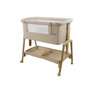 Asalvo Smart 2-in-1 Co-Sleeping Mini Crib - Cream