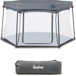 ASALVO Asalvo Playpen Luxembourg Grey