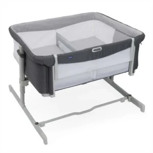 Chicco Next2Me Twins Crib for newborn twins with breathable mesh divider and two separate mattresses