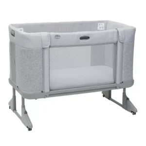 Chicco Next2Me Forever 3-in-1 Crib converting from bedside crib to cot and toddler floor bed