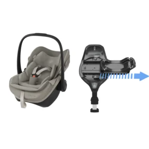 Maxi-Cosi Pebble Slide FamilyFix Slide Pro Base Bundle in Sapphire sand with free mirror