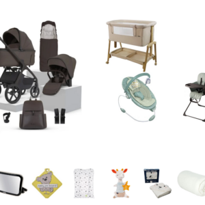 Silver Cross Cove 2 Glide Plus 360 Car Seat & Base Ultimate Newborn Bundle