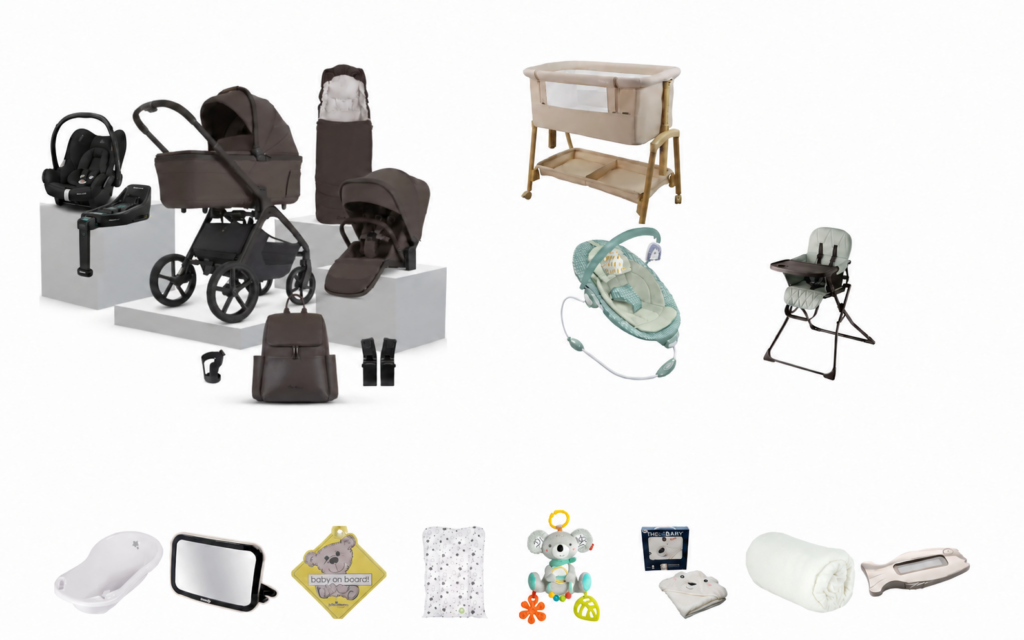 Silver Cross Cove 2 Travel System with Maxi-Cosi CabrioFix Car Seat & Base – Ultimate Newborn Bundle